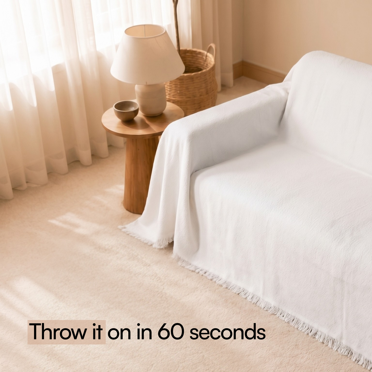 The Couch Throw Protector - Boucle