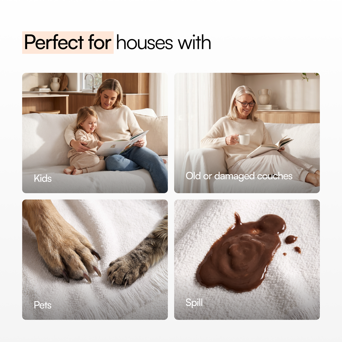 The Couch Throw Protector - Boucle